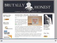 Tablet Screenshot of brutallyhonest.org